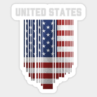 America flag, american flag Sticker